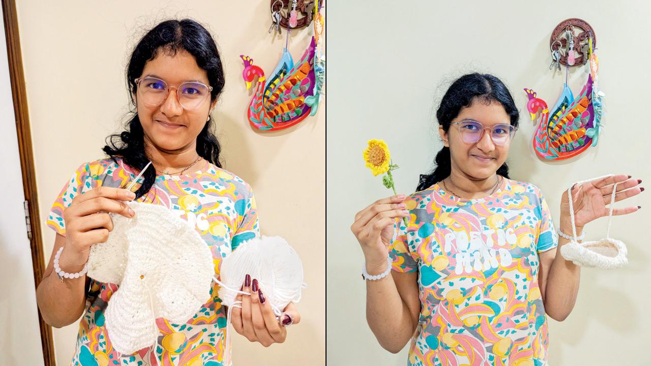 This talented Mulund teen learned to crochet without expert help
