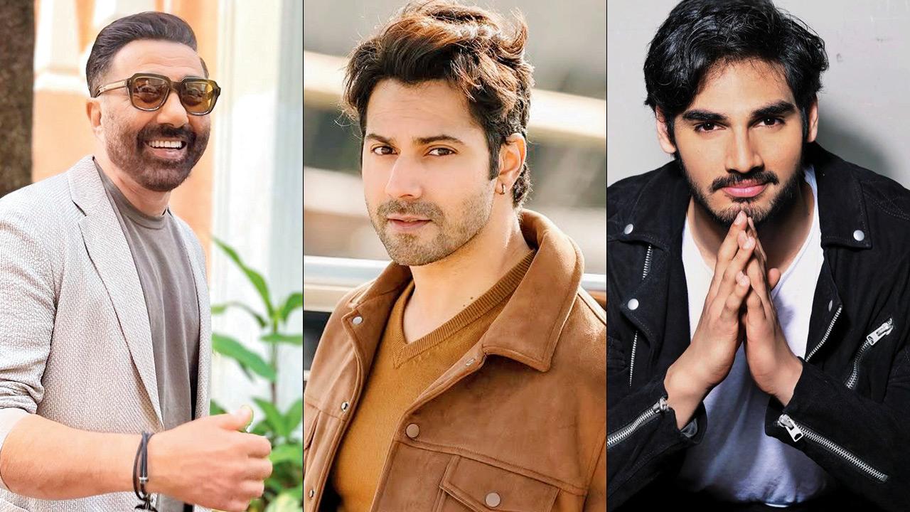 Sunny Deol, Varun Dhawan, Ahan Shetty