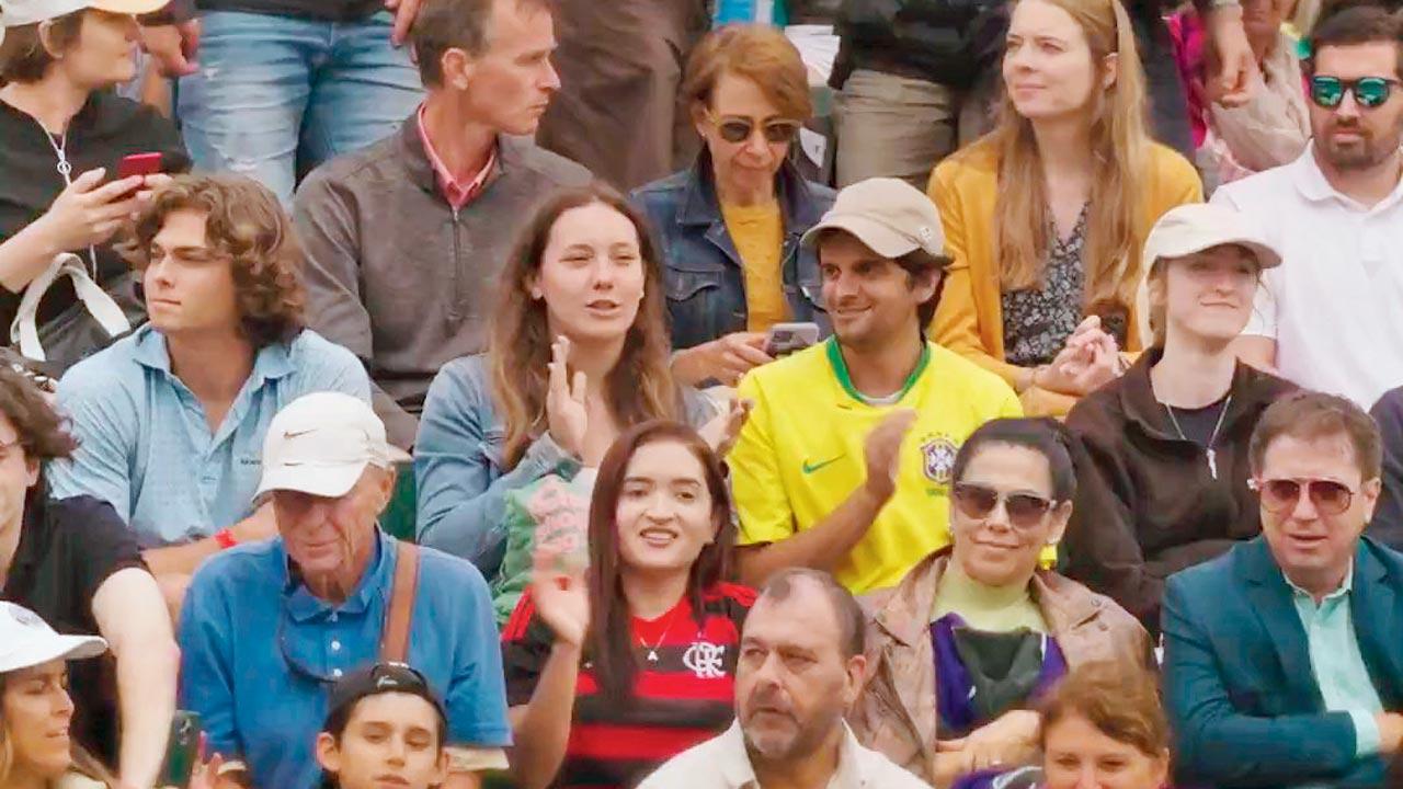 Spectators at this year’s edition. PIC courtesy/Wimbledon on X