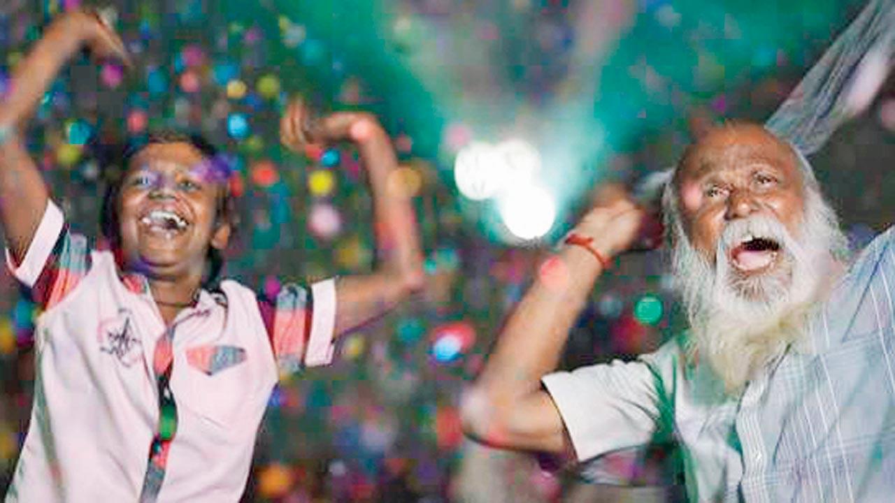 A still from the Tamil original, KD (2019)