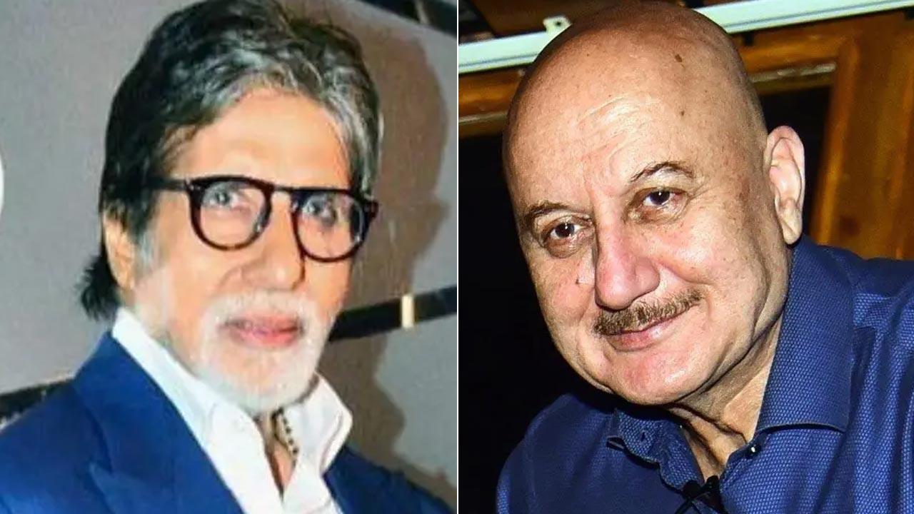 'All the best, Anupam. Prayers and wishes,' pens Big B ahead of movie release