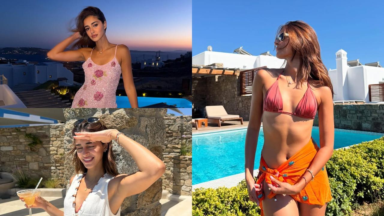 In Pics: Ananya Panday stuns in breezy vacation looks from her Greece getaway