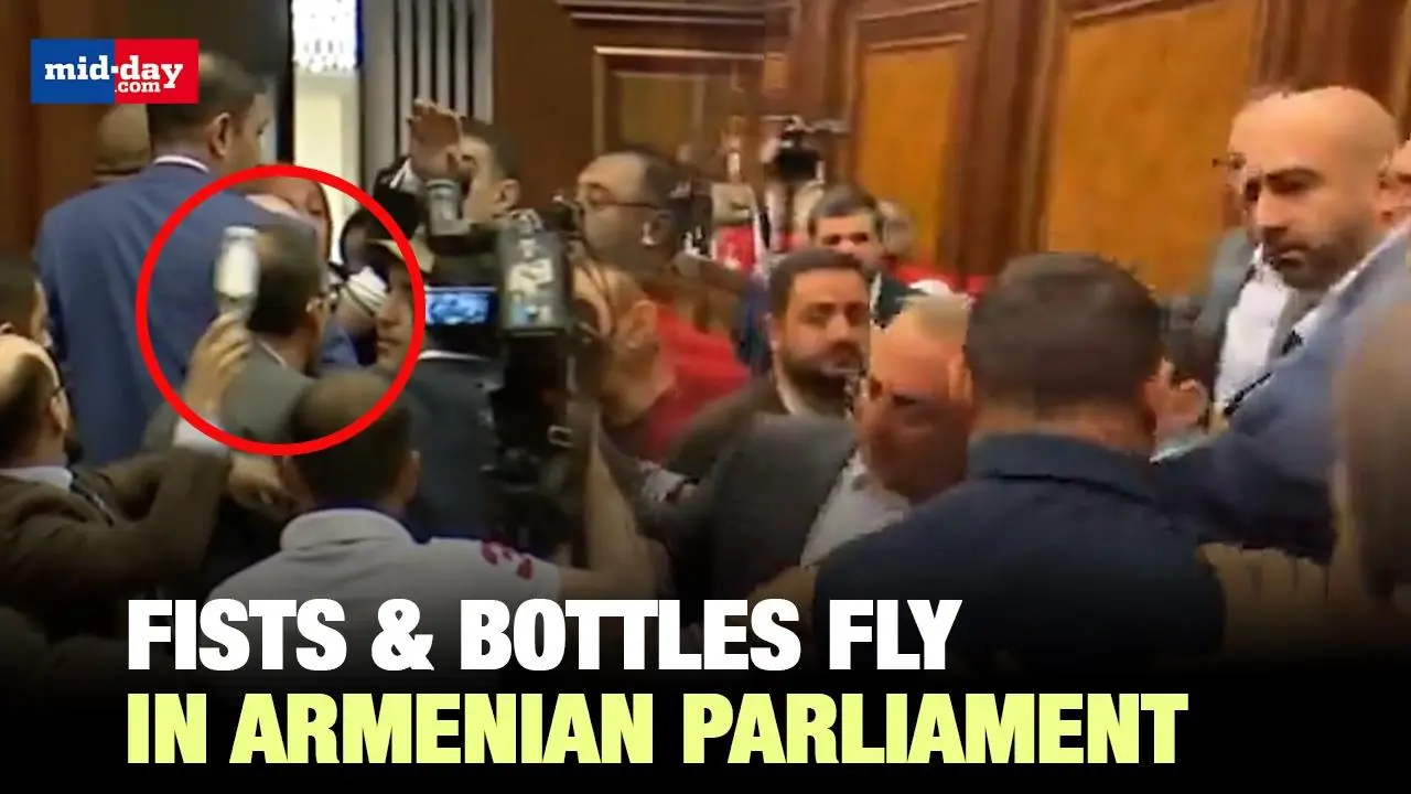 Armenia parliament turns into a 'Boxing Ring' as MPs clash violently
