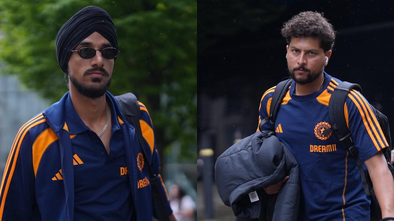 In the bowling department, pace spearhead Jasprit Bumrah, along with Mohammed Siraj, Prasidh Krishna, Akash Deep, and Arshdeep Singh, were seen entering the hotel premises. Left-arm wrist-spinner Kuldeep Yadav also joined the squad and is likely to play a crucial role depending on the surface at Old Trafford