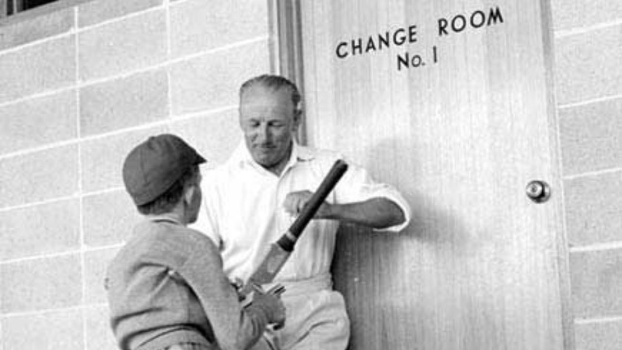 Bradman, who represented Australia in 52 matches, scored 6996 runs. His top score remains 334 runs in international cricket (Pic: File Pic)