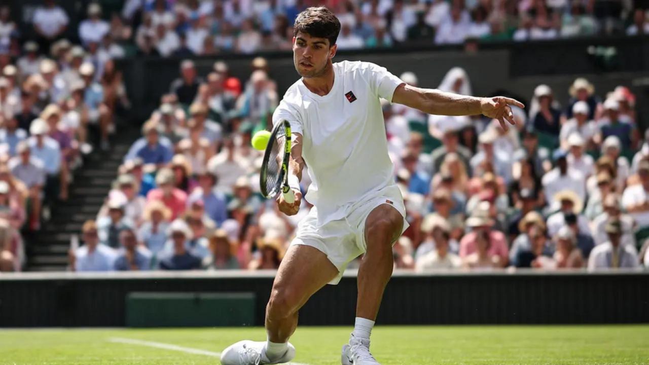 Wimbledon 2025: Carlos Alcaraz defeats Oliver Tarvet; storms into round three