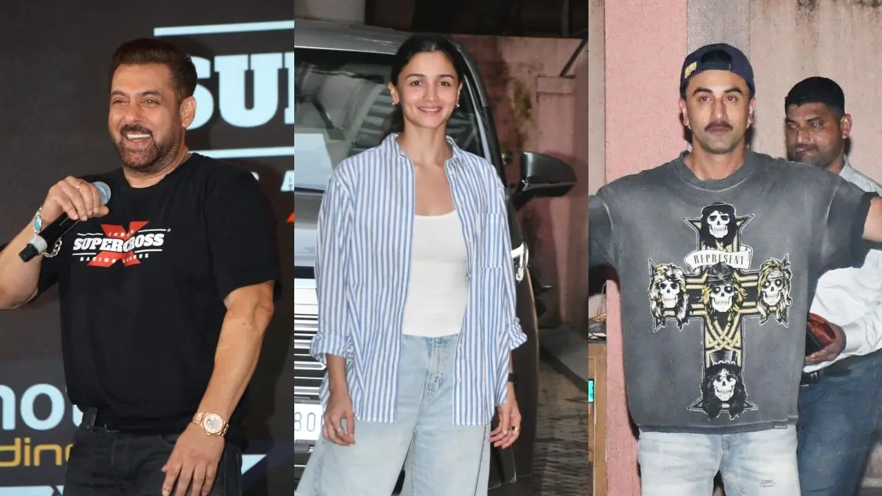  Spotted in the city: Salman Khan, Ranbir Kapoor, Alia Bhatt and others