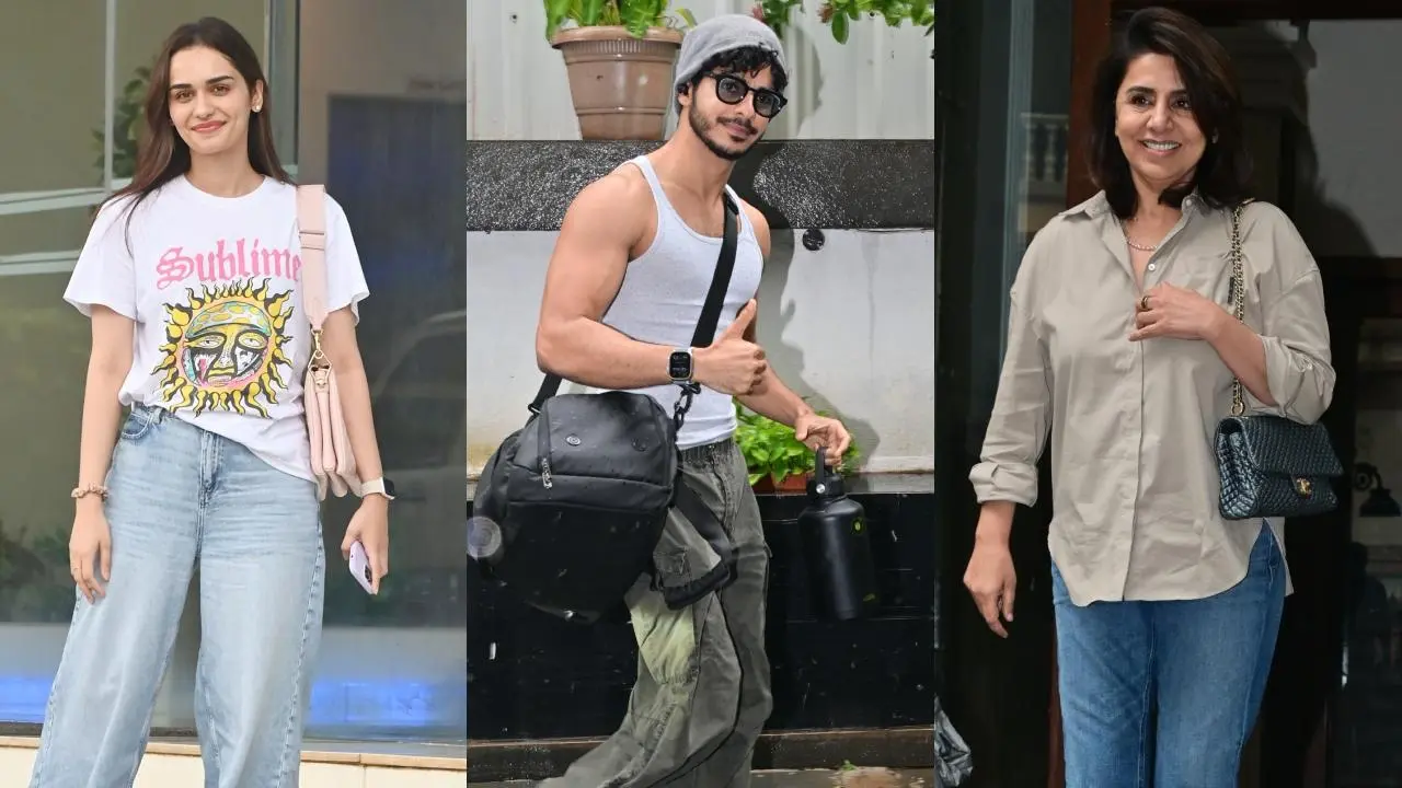 Spotted in the city: Neetu Singh, Ishaan Khatter, Huma Qureshi, Manushi Chhillar