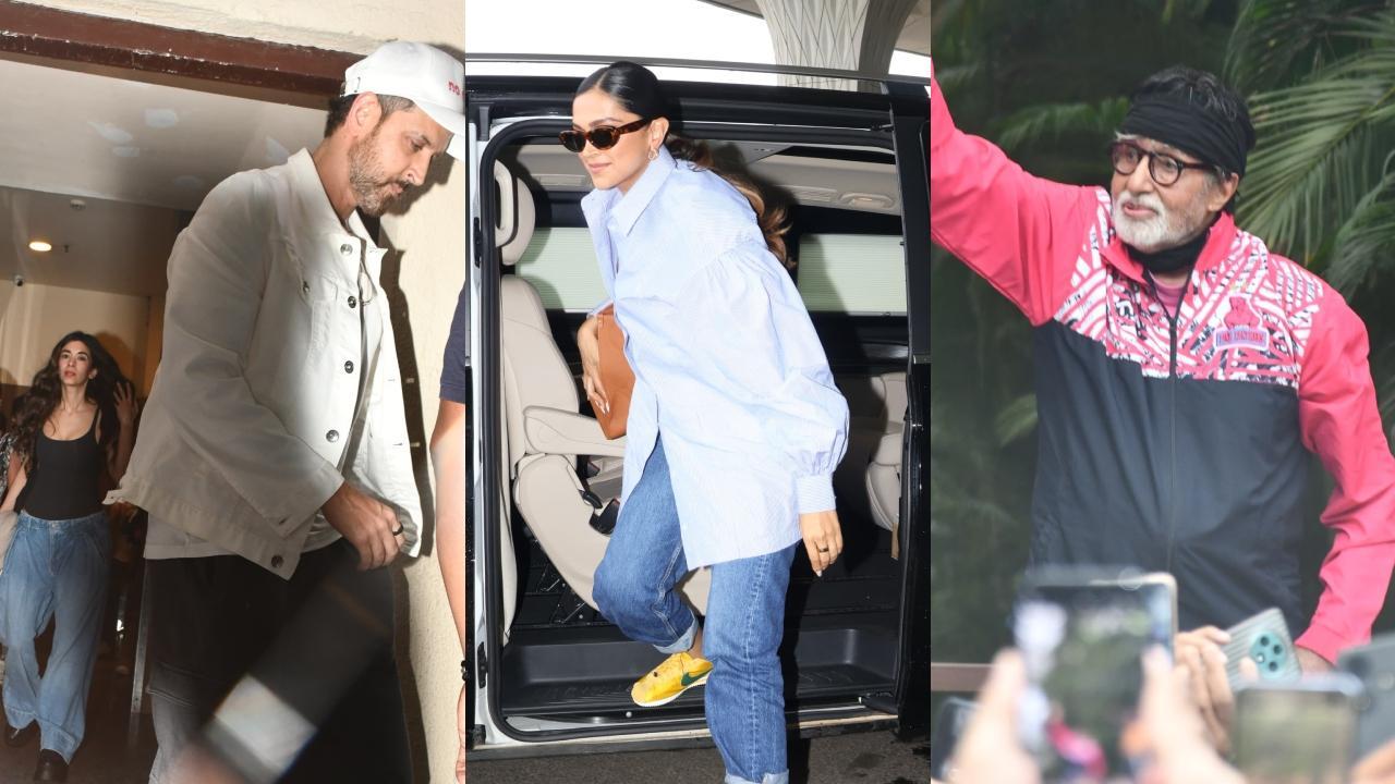 Spotted in the city: Hrithik Roshan-Saba Azad, Deepika Padukone 