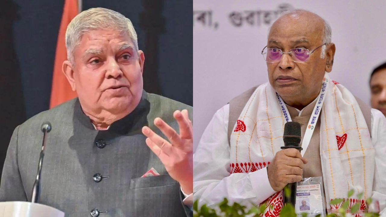 Mallikarjun Kharge on Jagdeep Dhankhar’s resignation: ‘Daal mein kuch kaala hai’