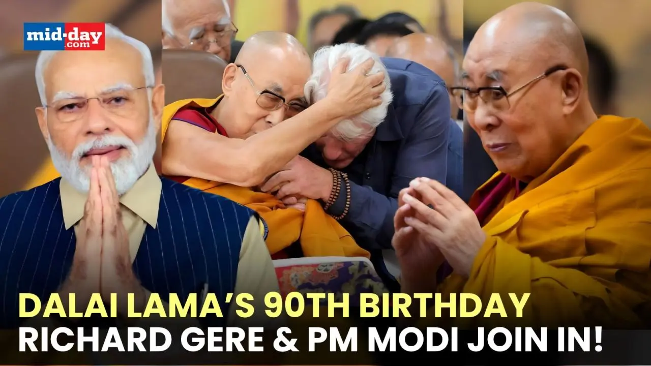 Dalai Lama Turns 90, Celebrates with Richard Gere; PM Modi’s Message Goes Viral