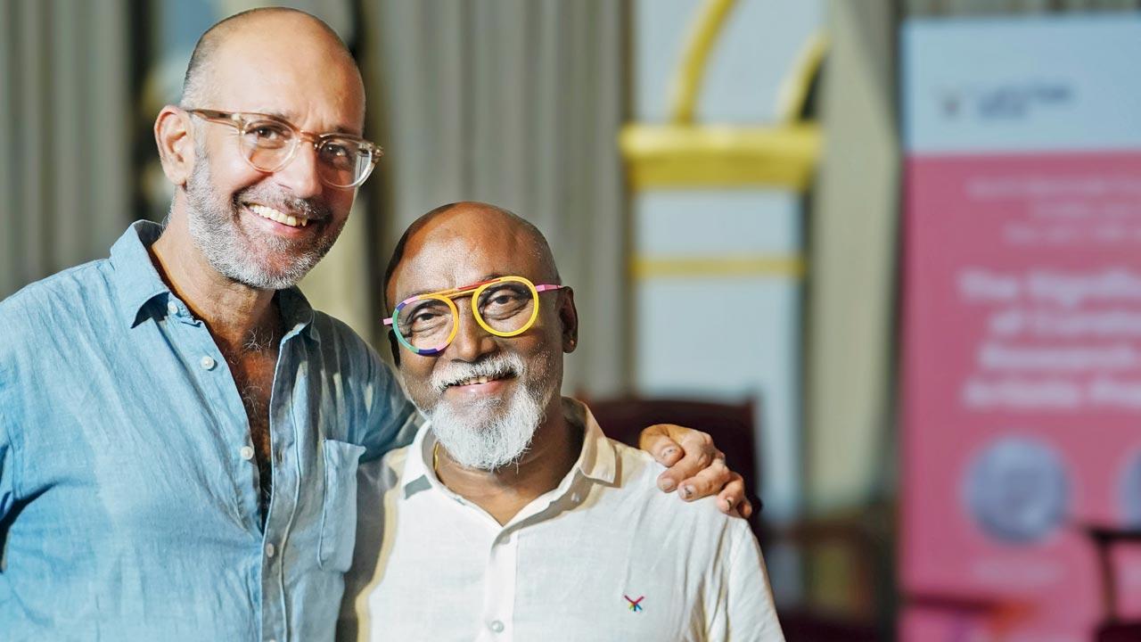 Nikhil Chopra (left) and Bose Krishnamachari