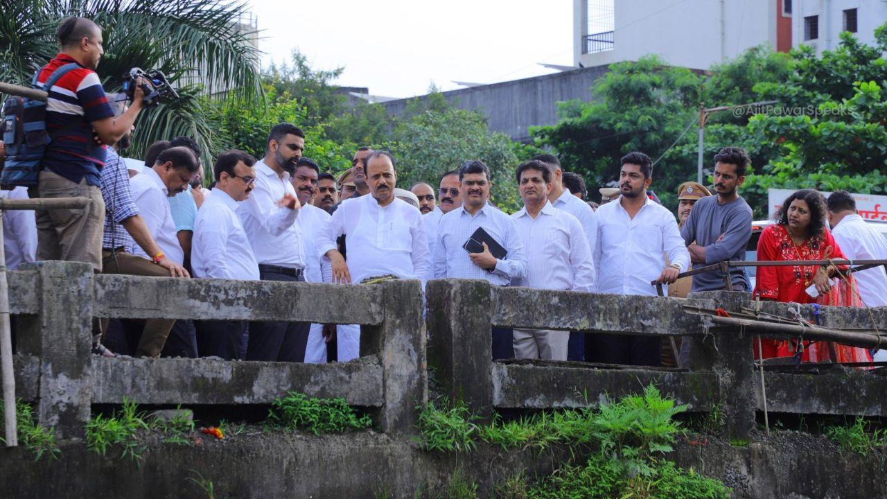 Maharashtra Deputy CM Ajit Pawar inspects development projects in Pune