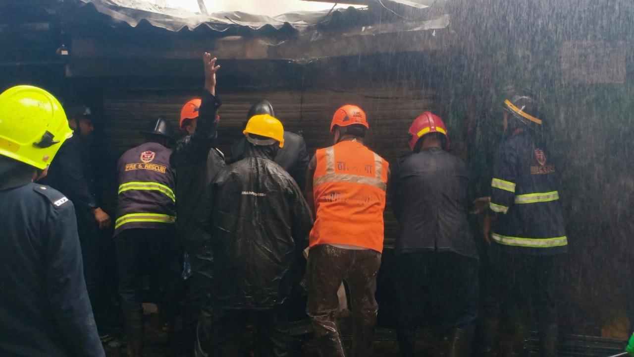 Six scrap two-wheelers, engine oil cans, and electrical wiring, among other items, were gutted in the blaze that was doused in an hour, the official said, adding that the cause is yet to be ascertained