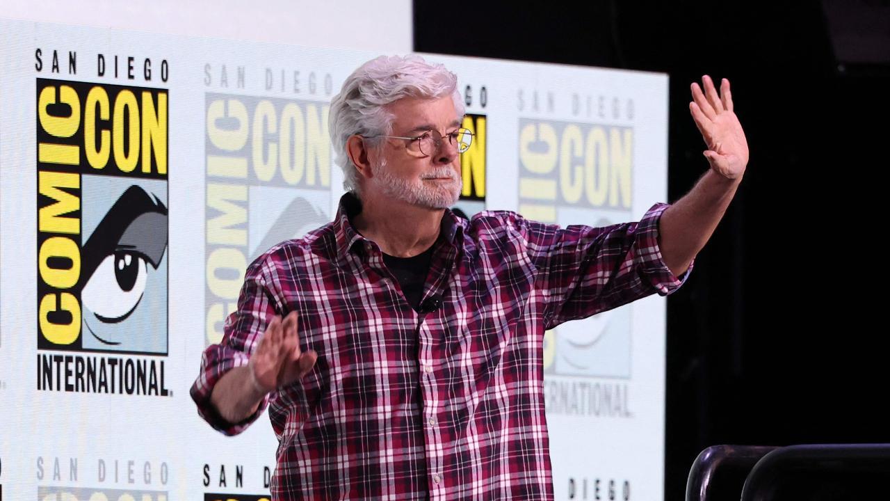 George Lucas made his debut at Comic Con on July 27