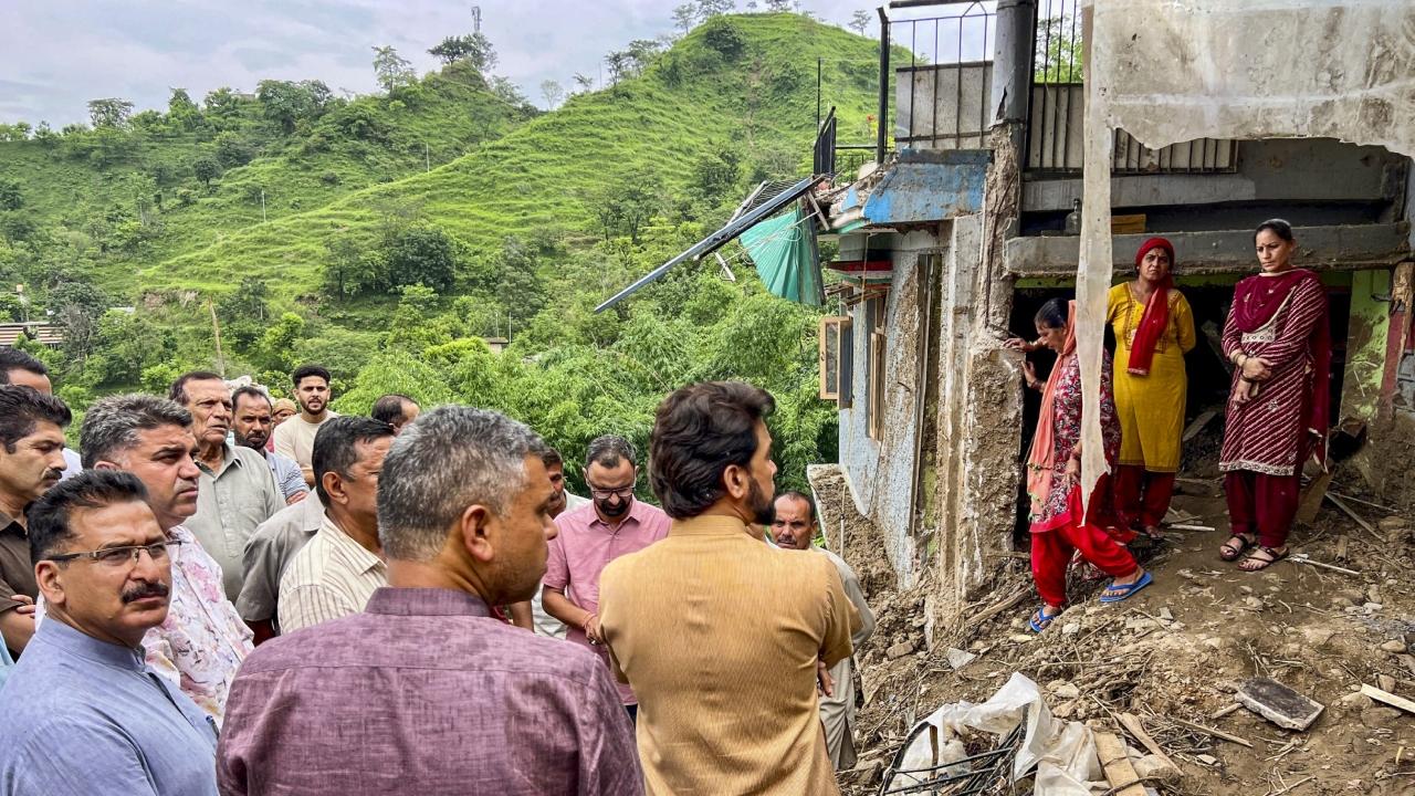 According to the weather department, heavy to very heavy showers are likely to occur at isolated locations in Kangra, Mandi, and Sirmaur on Monday, and in Shimla, Solan, and Sirmaur on Tuesday