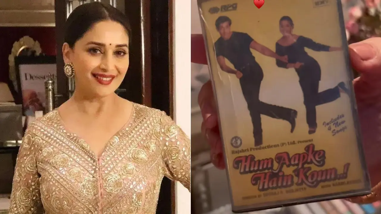 Madhuri Dixit gets nostalgic as she stumbles upon Hum Apke Hain Koun memory