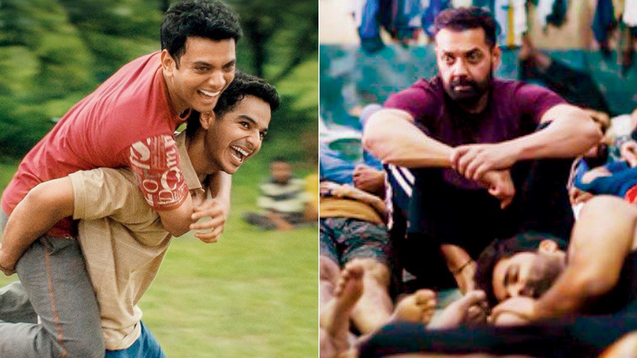 Stills from ‘Homebound’ and (right) ‘Bandar’ 