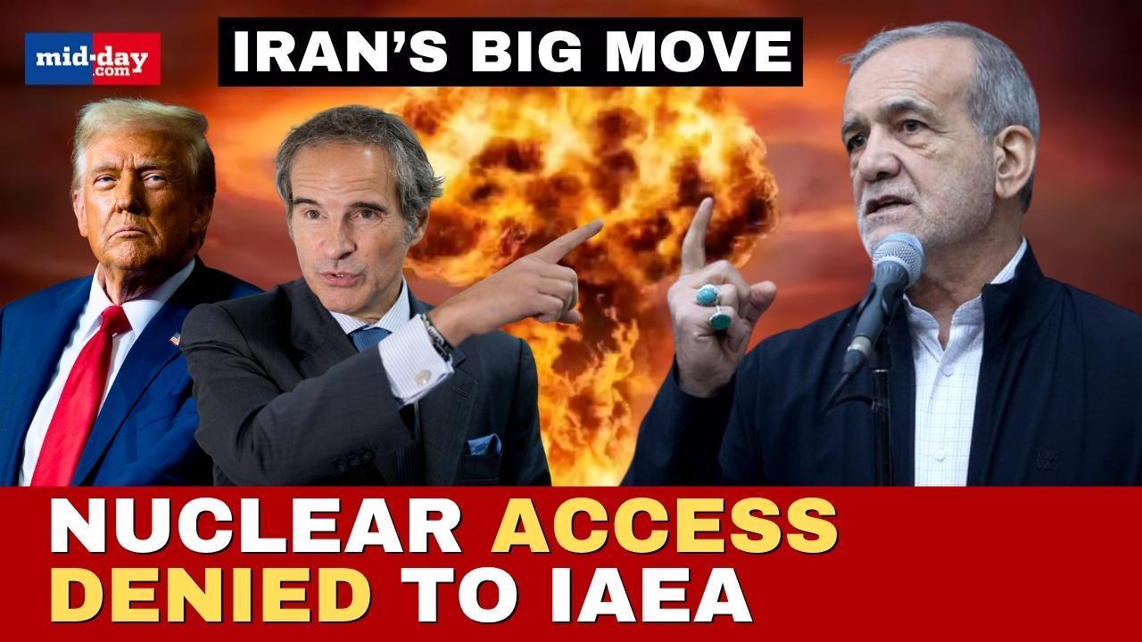 Why has Iran suspended UN nuclear inspections by the IAEA?