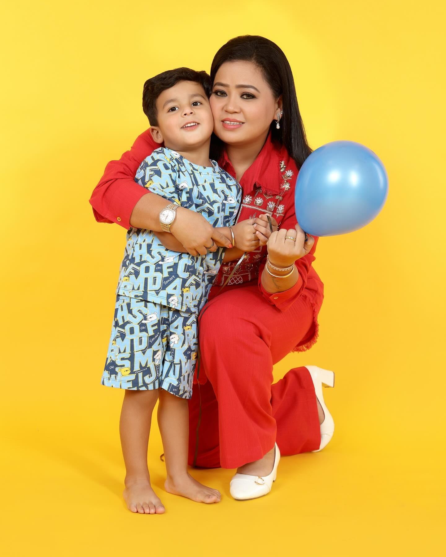 Fun times. Bharti is certainly Lakshya's best playmate. The way they cuddle and enjoy their time is too cute to miss. 