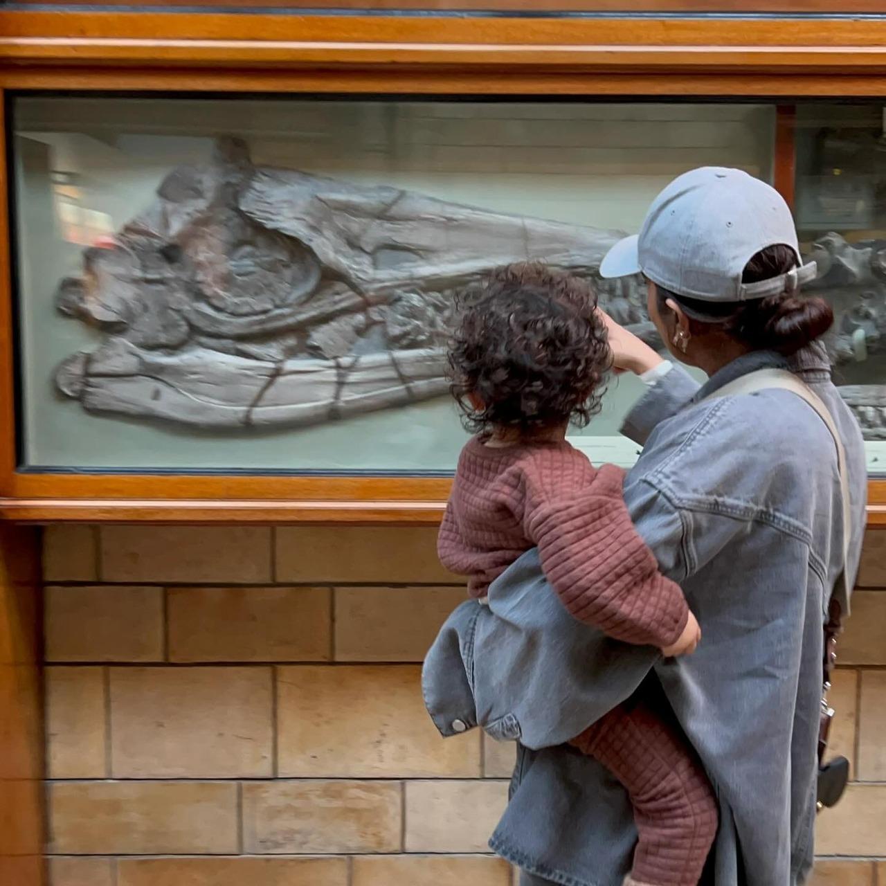 Enjoying a day exploring history, Priyanka and Maltie's day at an exhibition, and the way Priyanka explains things to her proves how she is so dedicated to imparting knowledge and value to her daughter right from young age.