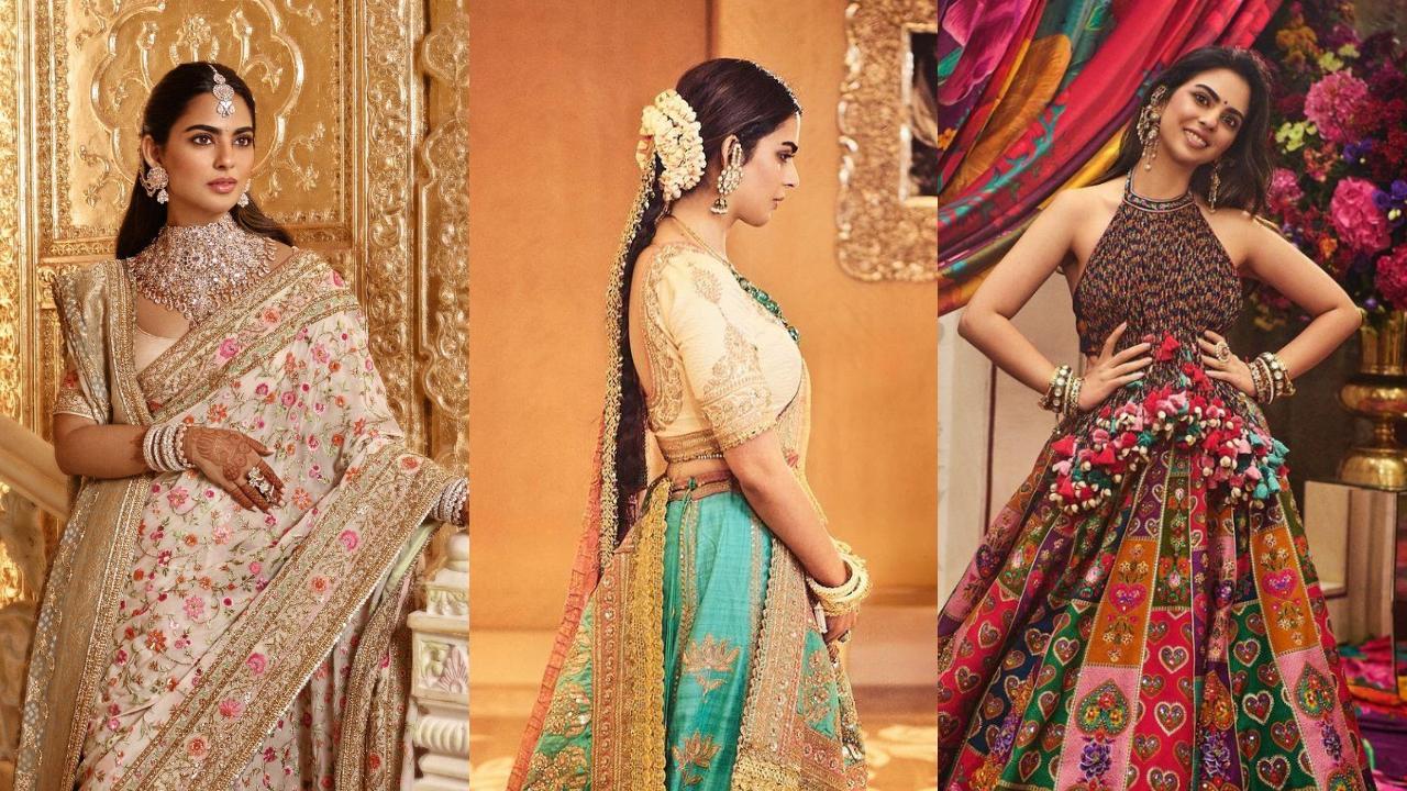 Isha Ambani's jaw-dropping looks from Anant-Radhika's wedding