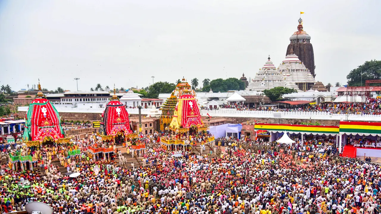 Lord Jagannath returns to main temple in Puri 12 days after start of Rath Yatra
