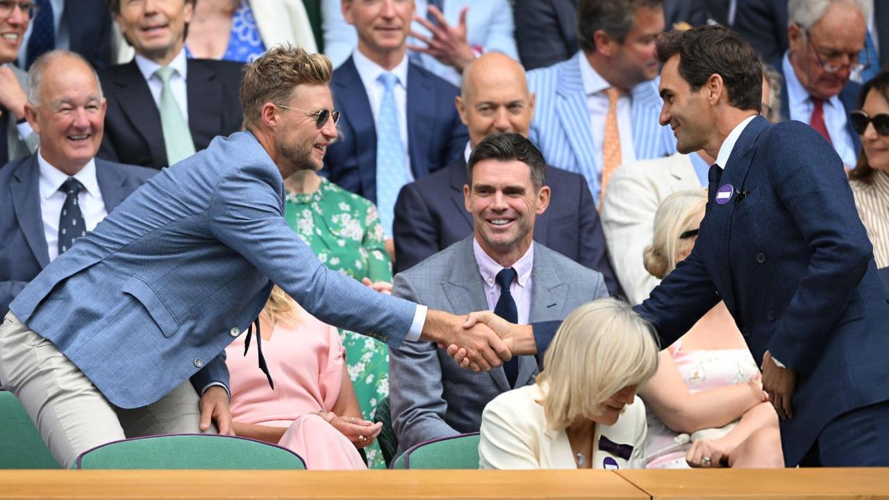 Root himself enjoyed a memorable interaction, shaking hands with the great Roger Federer, the Swiss maestro who owns a record eight Wimbledon titles.