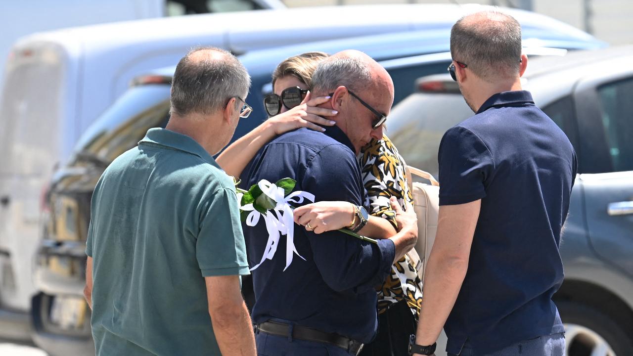 Family of Diogo Jota and his brother gather at chapel for wake after car crash