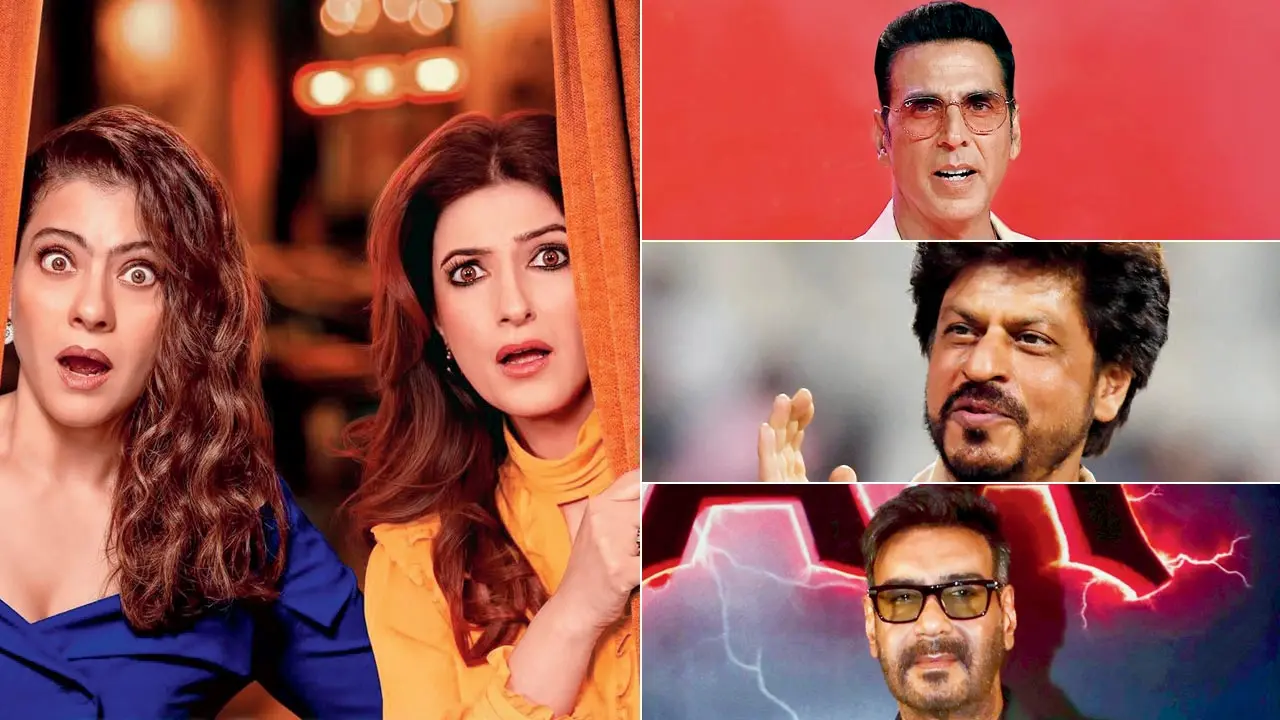 Have you heard? Shah Rukh, Ajay, and Akshay on Kajol and Twinkle's talk show