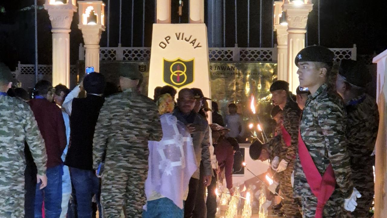 The solemn event, held in the shadow of the very mountains that witnessed the fierce conflict, served as a deeply emotional reminder of the courage and selflessness of the soldiers who defended the nation