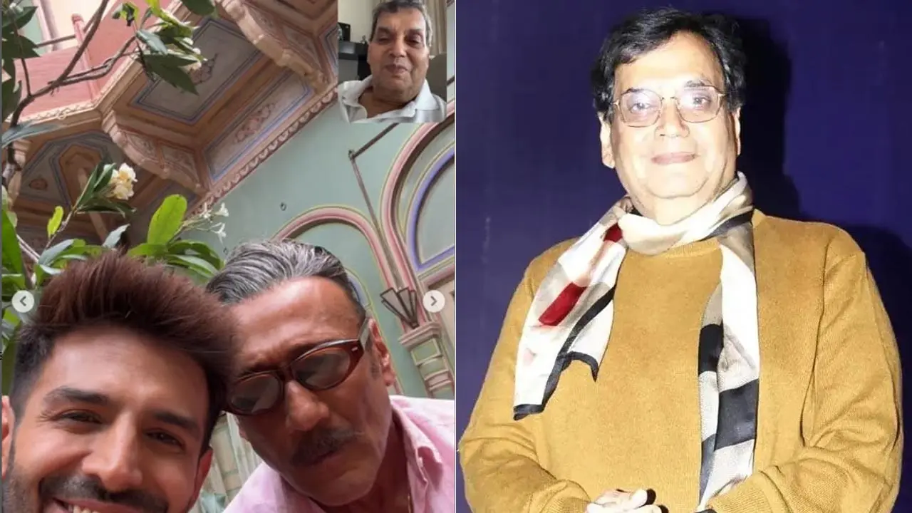 Kartik Aaryan, Jackie Shroff video call Subhash Ghai from Nawalgarh