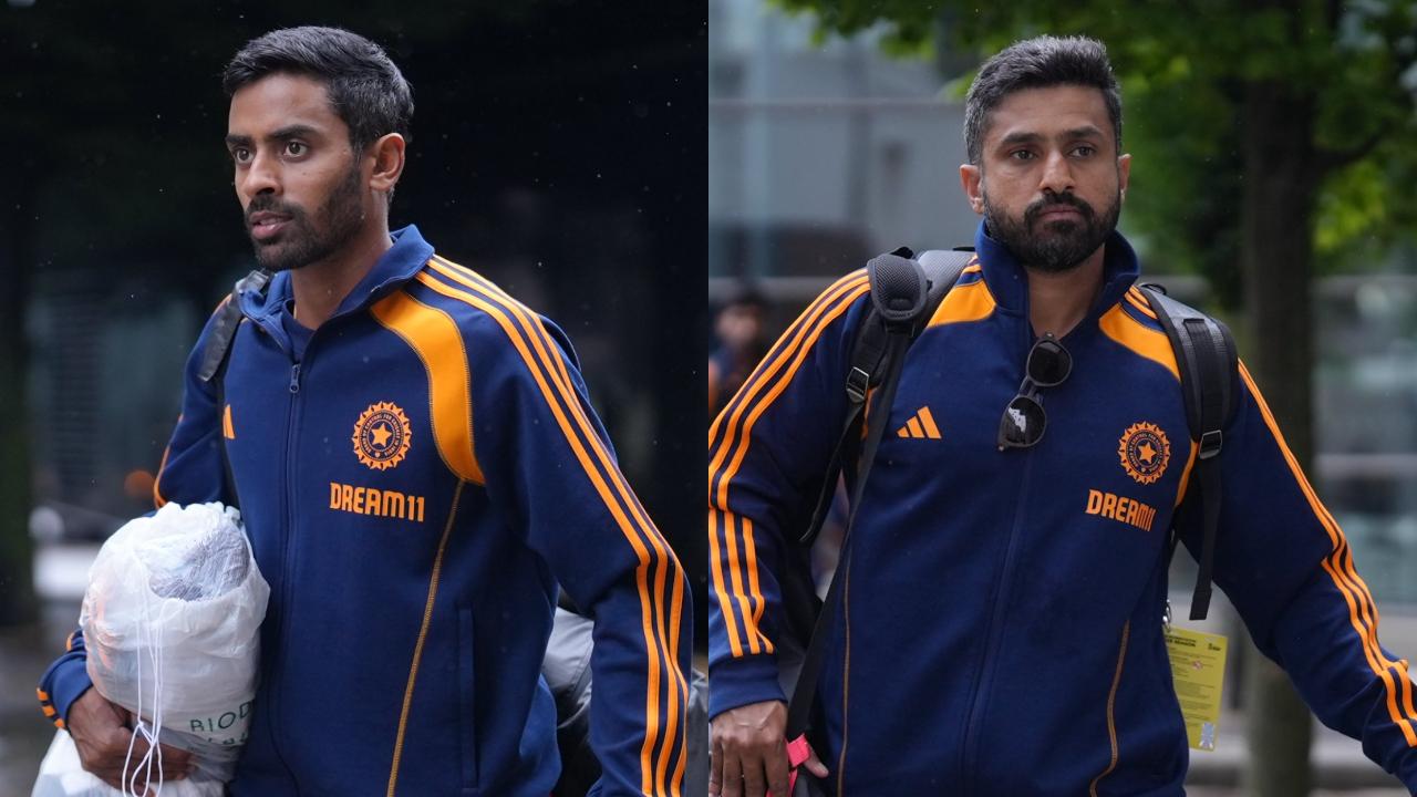 Several other notable names also checked in, including left-handed batter Sai Sudharsan and middle-order batsman Karun Nair, both of whom have been drafted into the squad for added depth. Uncapped batter Abhimanyu Easwaran was also seen with the contingent, continuing to remain in contention as a reserve opener