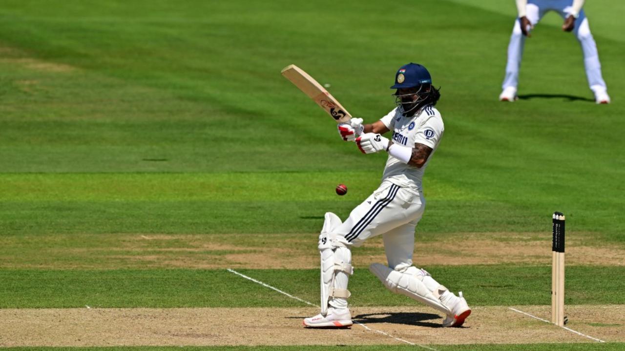 With this, he became the second Indian batsman to score more than one century at the historic Lord's Cricket Ground. The right-hander's first century came in 2021, when he scored 129 runs (Pic: AFP)