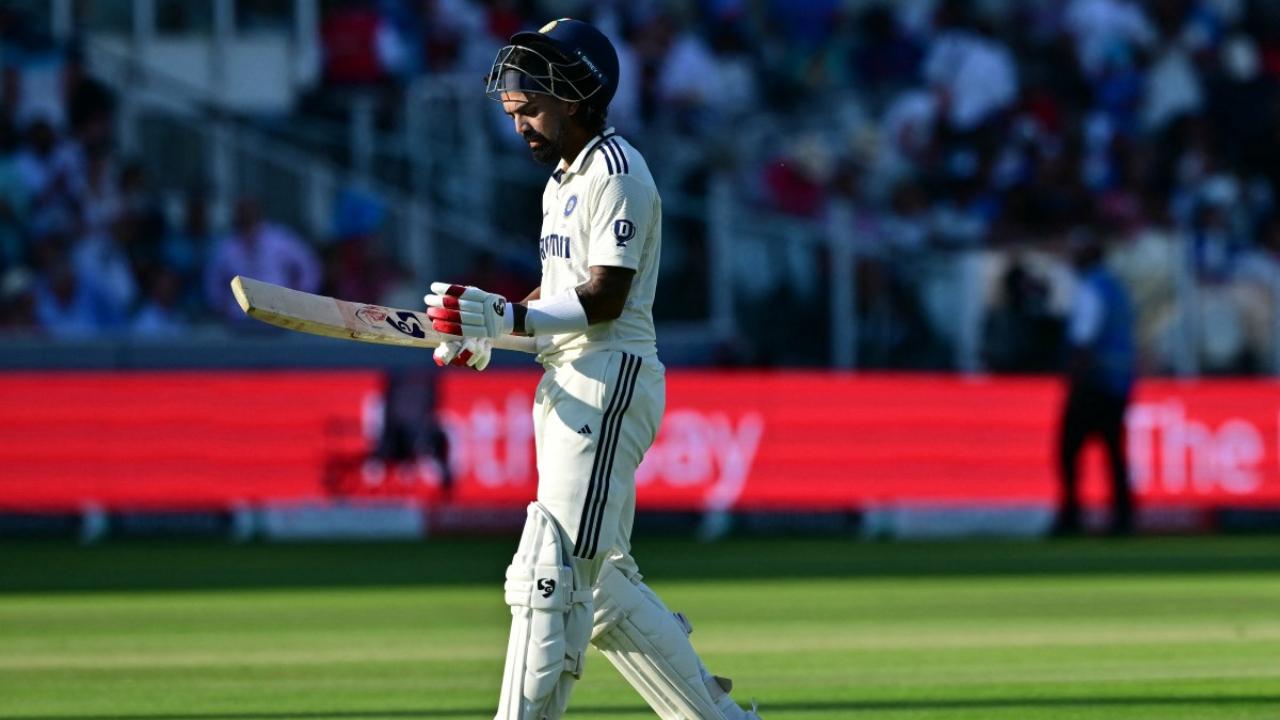 Rahul's century in the third Test match also marked his second ton in the ongoing five-match Test series (Pic: AFP)