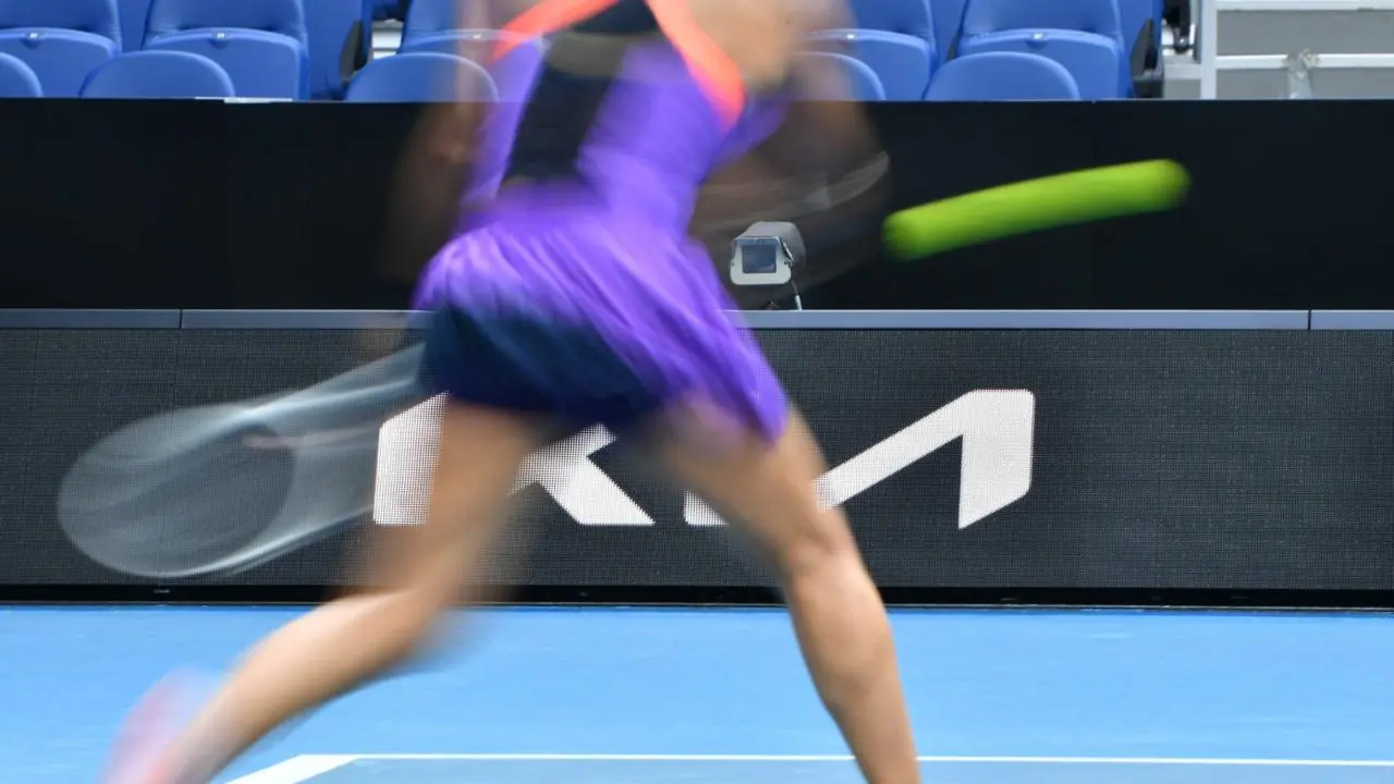 A ball-tracking camera used as an electronic line judge (Photo: AFP)