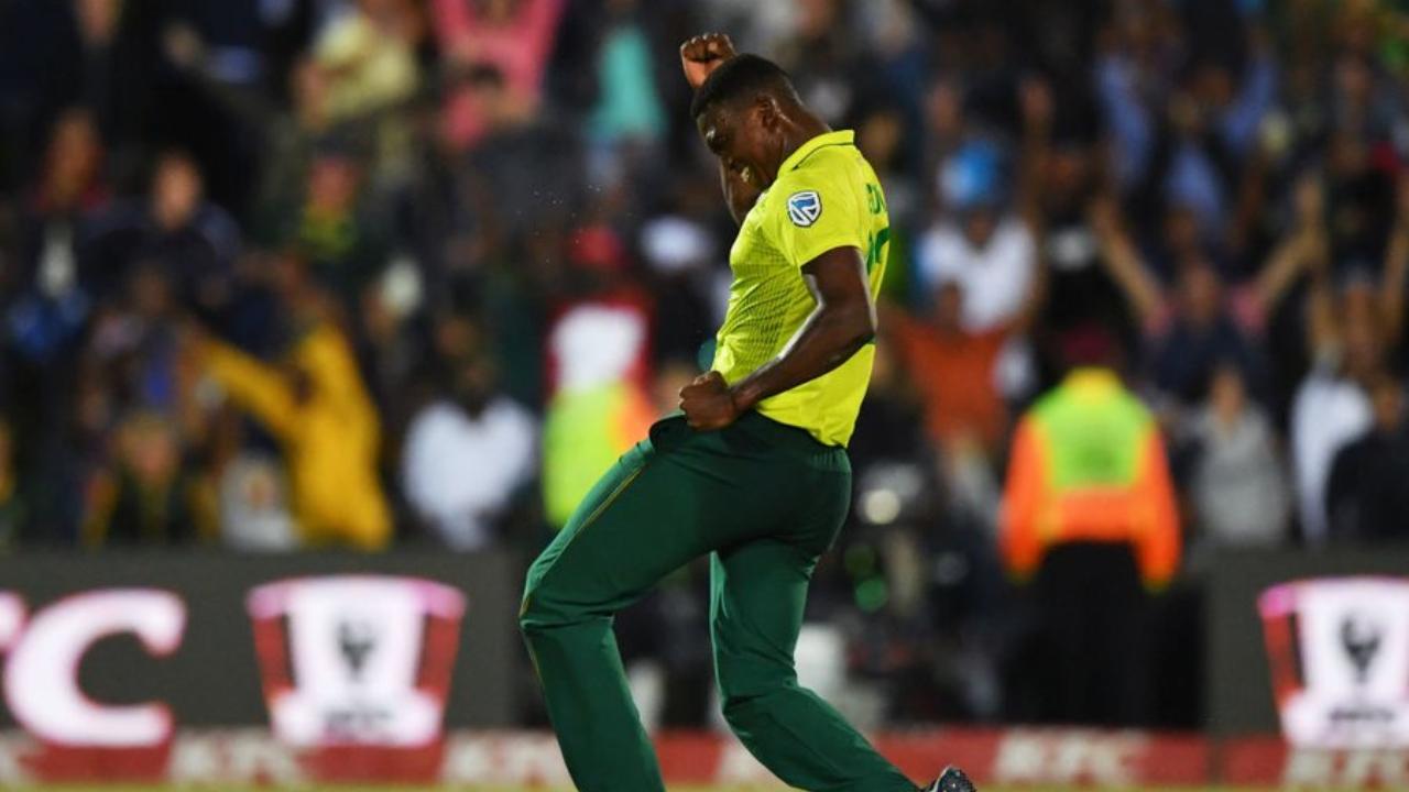 With this, the 29-year-old pacer has registered 64 wickets in 44 T20I matches for South Africa. He has now levelled the record with legendary speedster Dale Steyn