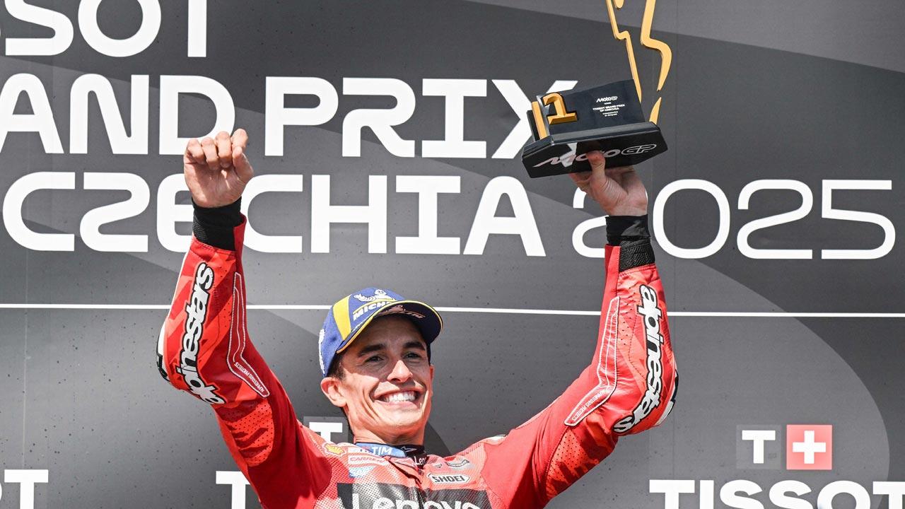 Czech MotoGP: Dominant Marquez wins his eighth race in 2025