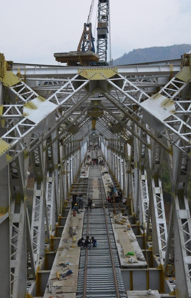 Mizoram`s Bairabi-Sairang railway line