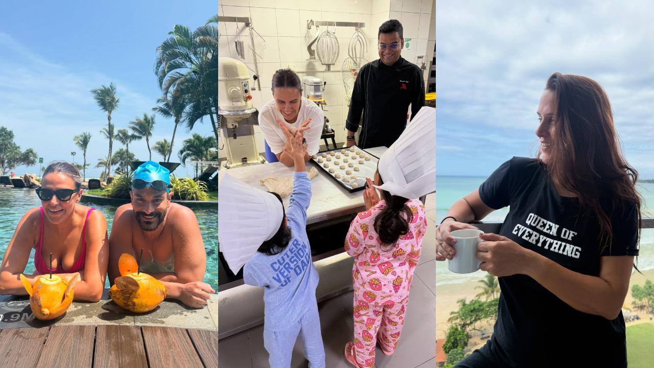 Neha Dhupia vacation
