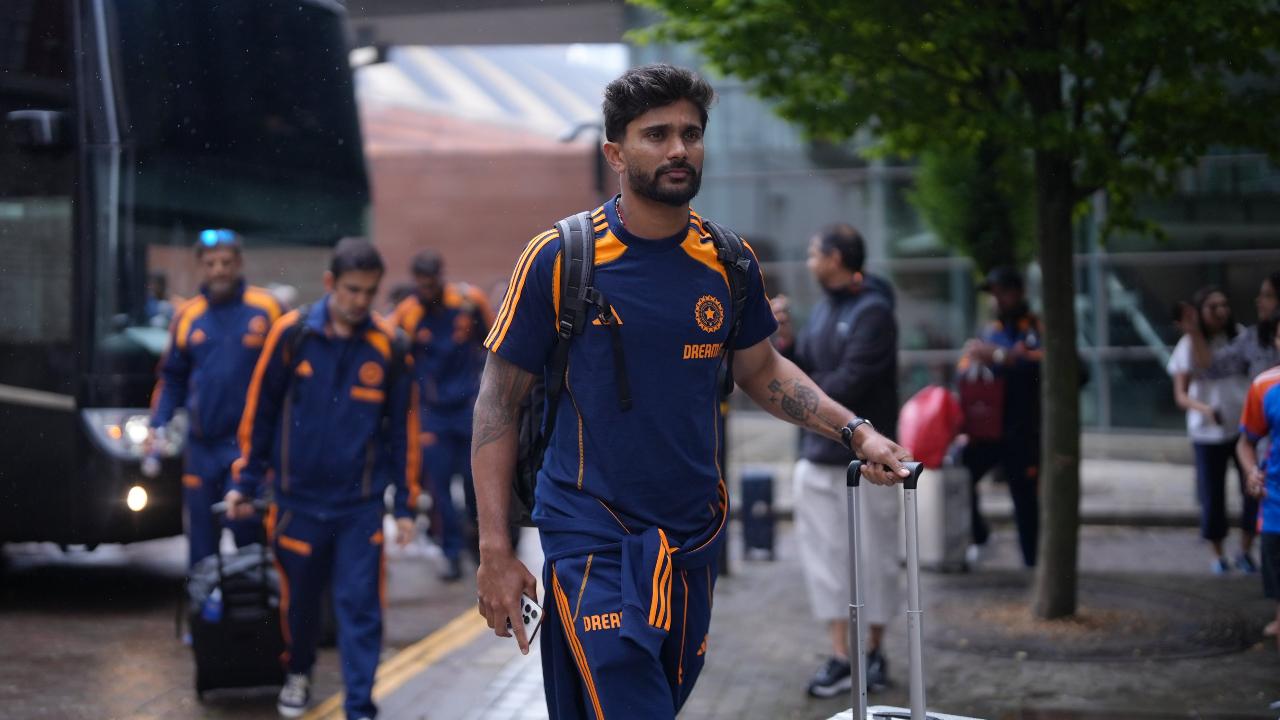 Promising all-rounder Nitish Kumar Reddy, who has impressed in recent domestic outings, was among the new faces arriving in Manchester. The Board of Control for Cricket in India (BCCI) later released official photos on social media