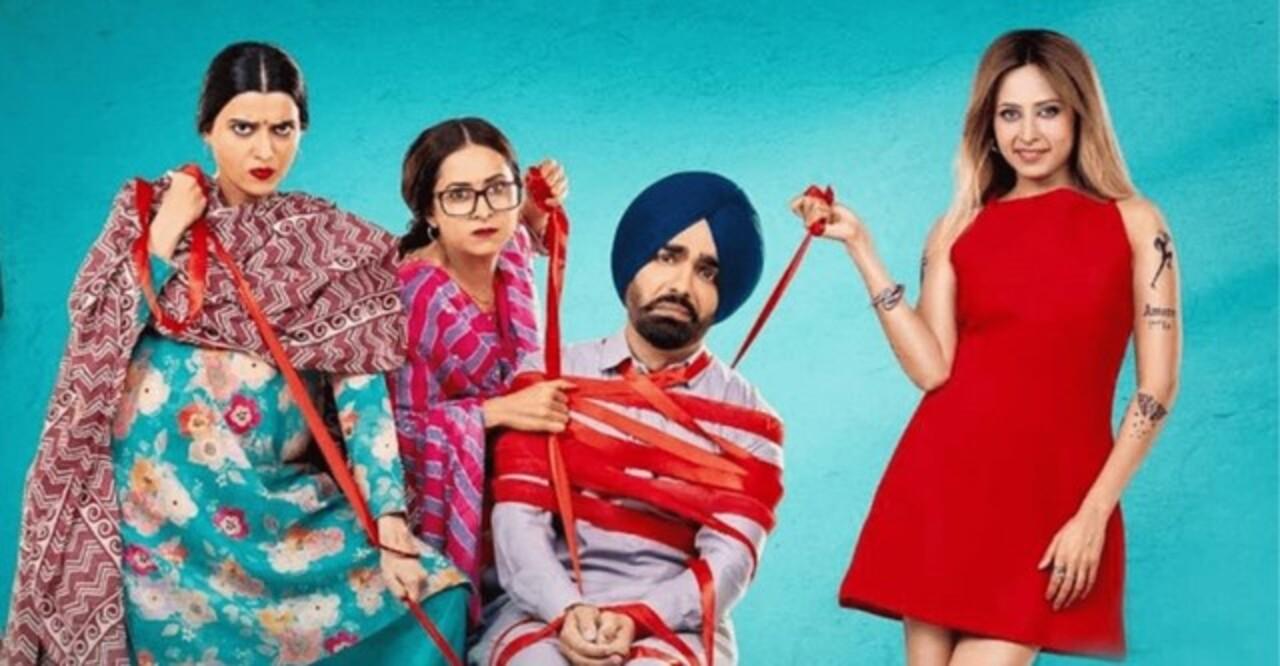 Saunkan Saunkanay 2 (July 25, ZEE5)
It's a sequel to the 2022 film Saunkan Saunkne. It's a romantic comedy-drama film.The plot involves the chaotic life of Nirmal Singh (Ammy Virk), who is already dealing with his two warring sister-wives, Naseeb (Sargun Mehta) and Kiranjit (Nimrat Khaira). The chaos escalates when his mother brings home an Italian woman, Monica Bellucci (also played by Sargun Mehta), as a potential third wife. The two sister-wives then unite against the newcomer