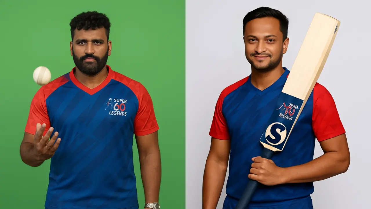 Shakib Al Hasan, Thisara Perera headline star-studded Super 60 Legends USA squad