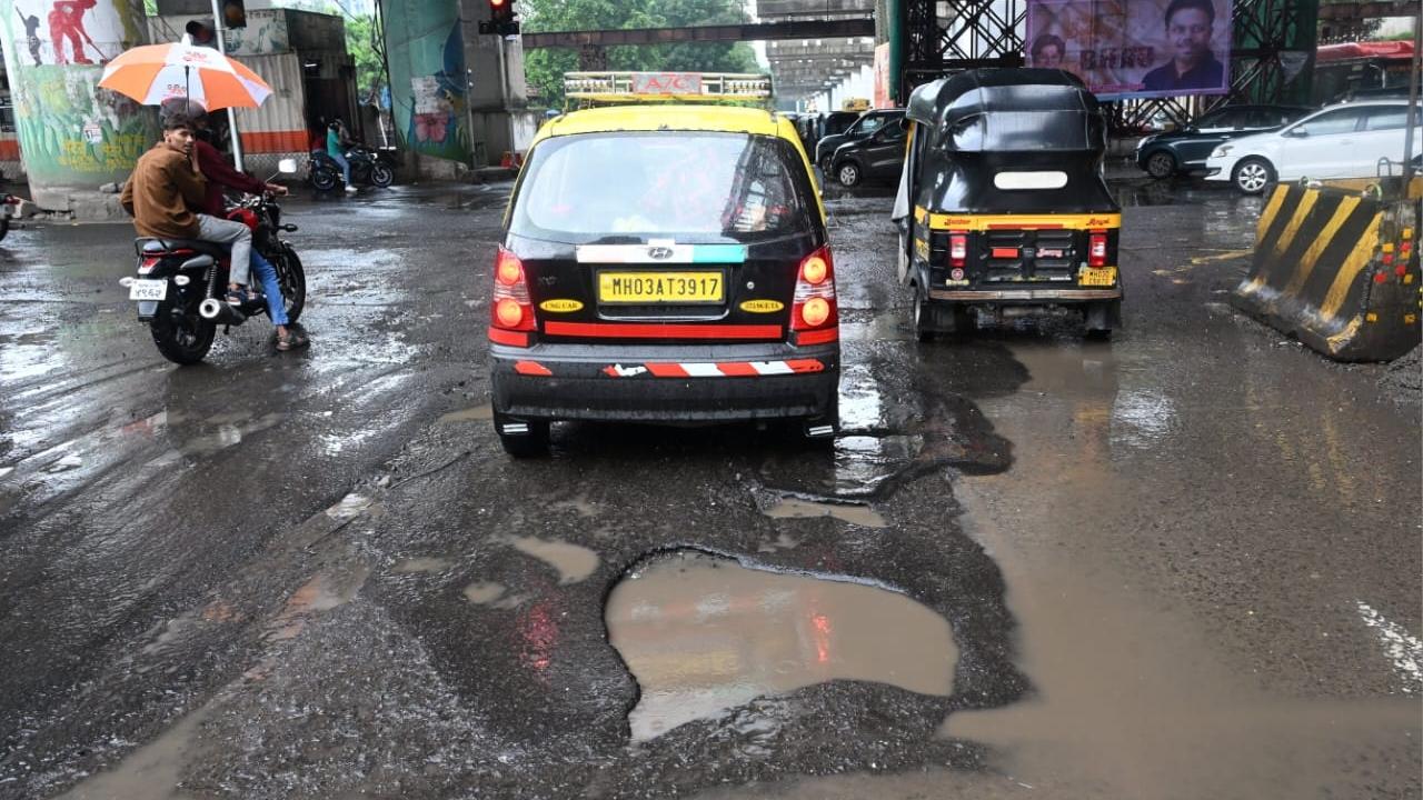 Potholes are more common during the monsoon due to excessive moisture, which weakens pavement layers and accelerates deterioration