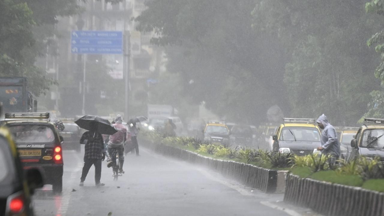 Mumbaikars were seen facing a tough time on streets as heavy rains lashed parts of the city
