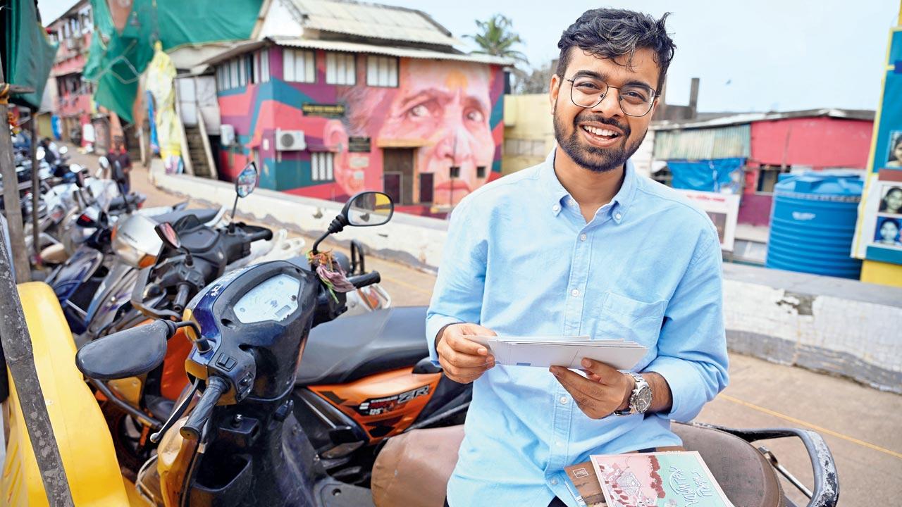 Mayank Mohanti, moved to Mumbai six months ago and knows functional Marathi. Pic/Kirti Surve Parade