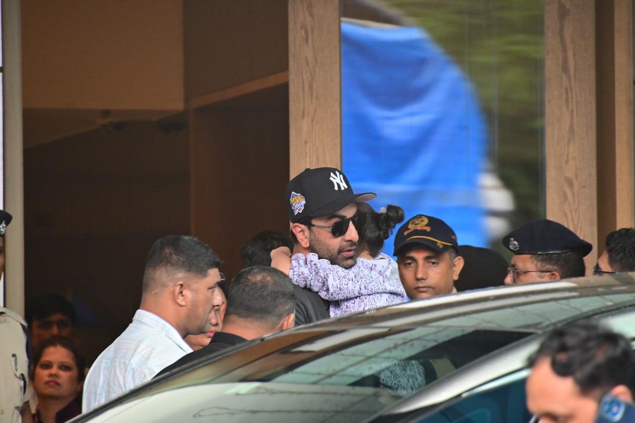 Ranbir Kapoor and Alia Bhatt were recently seen at a private airport in India with their daughter, Raha, returning from a joyful family vacation in London.