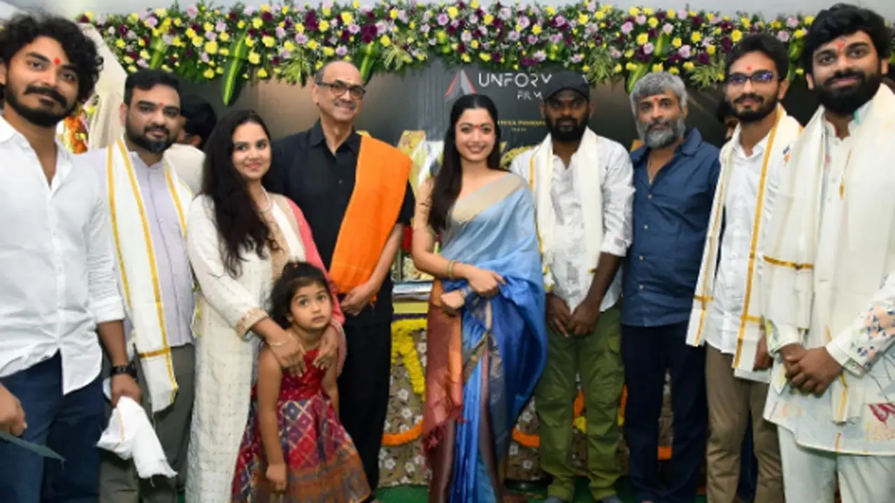 Rashmika Mandanna's Mysaa launched in Hyderabad with pooja ceremony