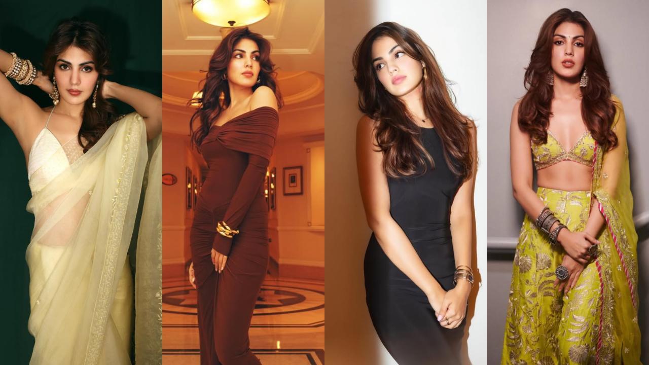Rhea Chakraborty stunning traditional attire and slaying in glam looks
