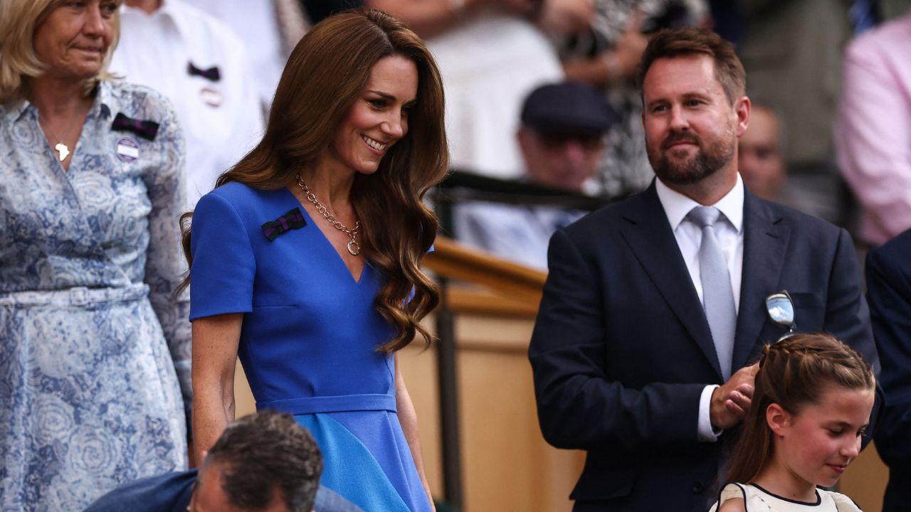 The princess has been gradually resuming her public duties following cancer treatment and was at Wimbledon for a second straight day